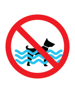 keelumärk koerte ujutamine keelatud
