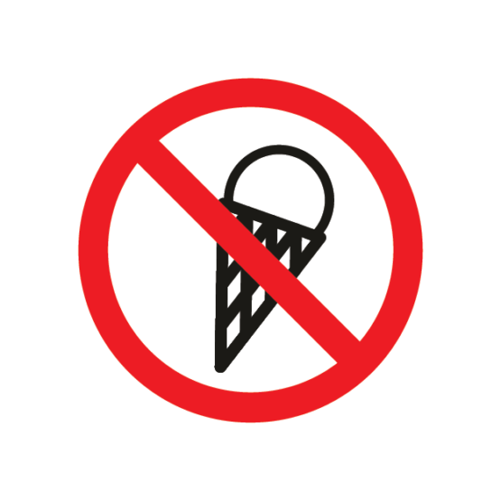 jäätisega keelatud