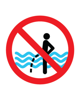 vette urineerimine keelatud