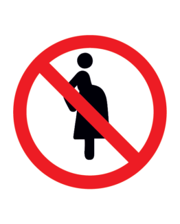 rasedatele keelatud