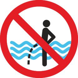 Vesi ja ohutus: vette urineerimine keelatud