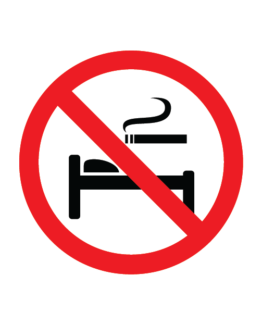 voodis suitsetamine keelatud