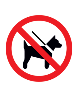 Koerad keelatud